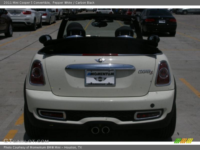Pepper White / Carbon Black 2011 Mini Cooper S Convertible