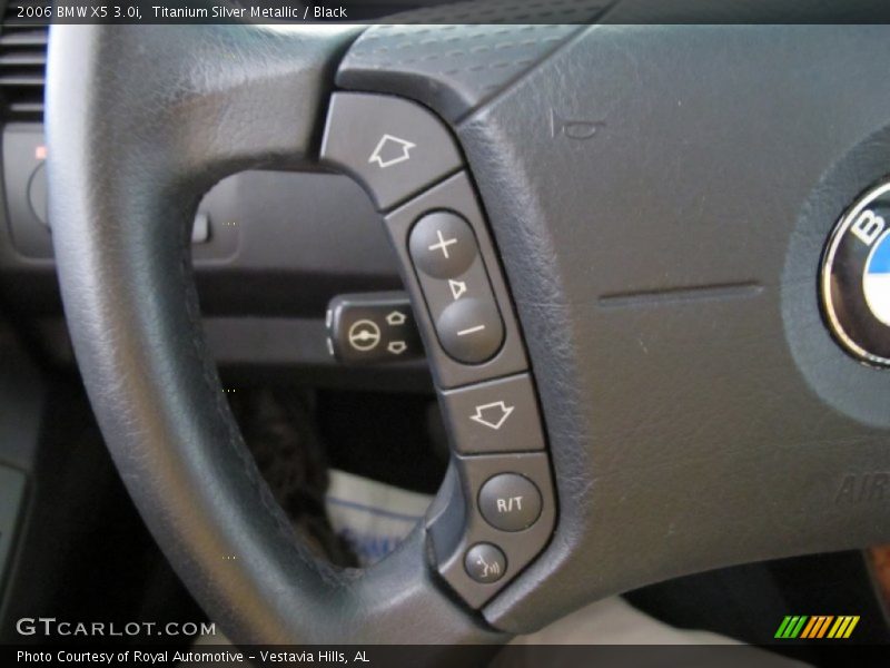 Titanium Silver Metallic / Black 2006 BMW X5 3.0i