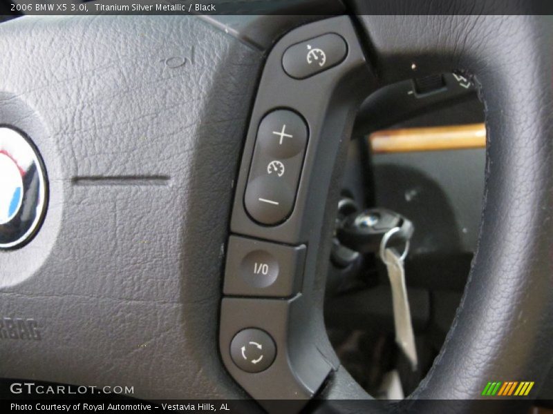 Titanium Silver Metallic / Black 2006 BMW X5 3.0i