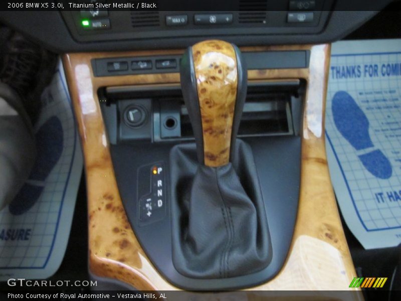 Titanium Silver Metallic / Black 2006 BMW X5 3.0i