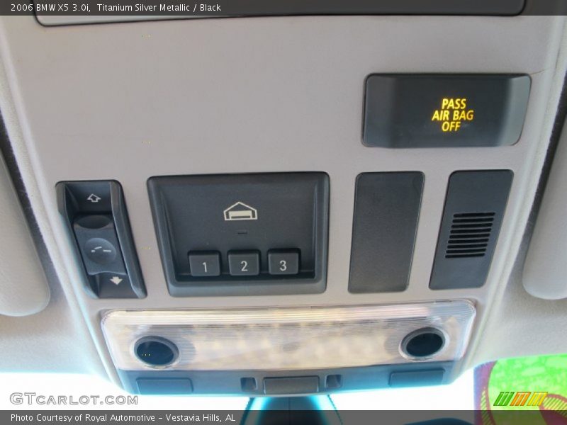 Titanium Silver Metallic / Black 2006 BMW X5 3.0i