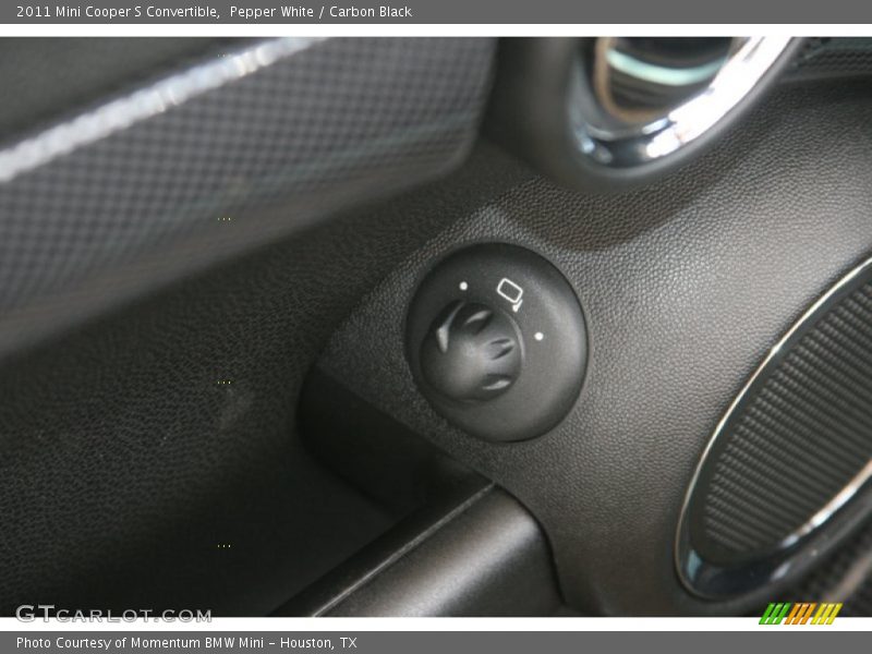 Pepper White / Carbon Black 2011 Mini Cooper S Convertible