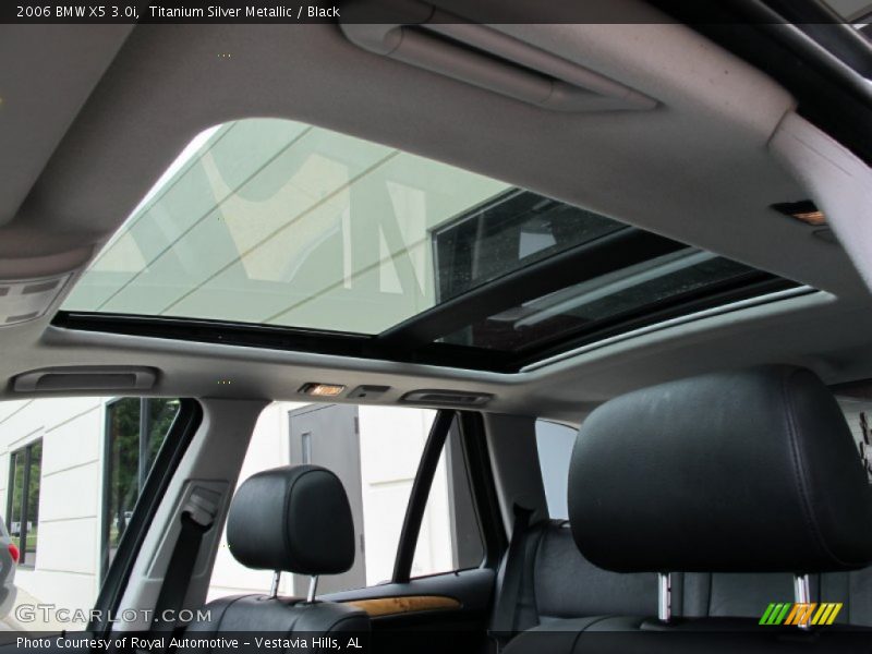 Titanium Silver Metallic / Black 2006 BMW X5 3.0i