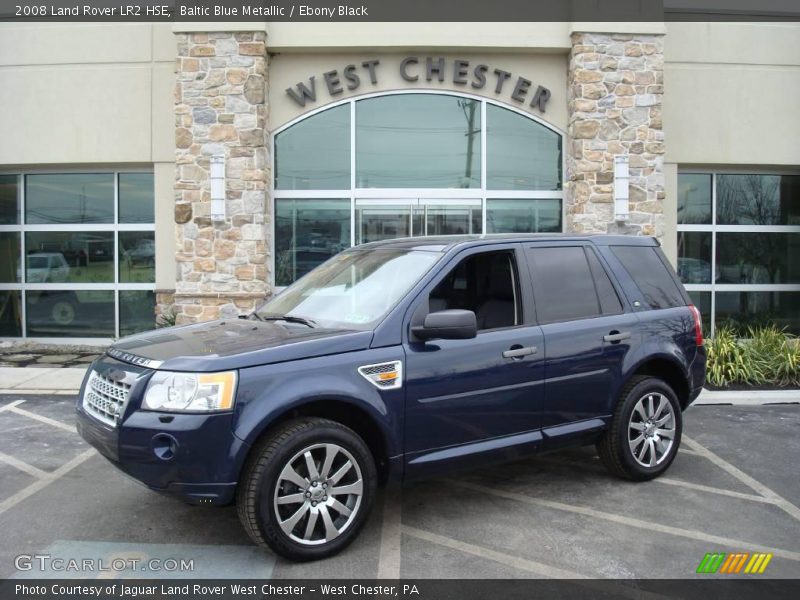 Baltic Blue Metallic / Ebony Black 2008 Land Rover LR2 HSE