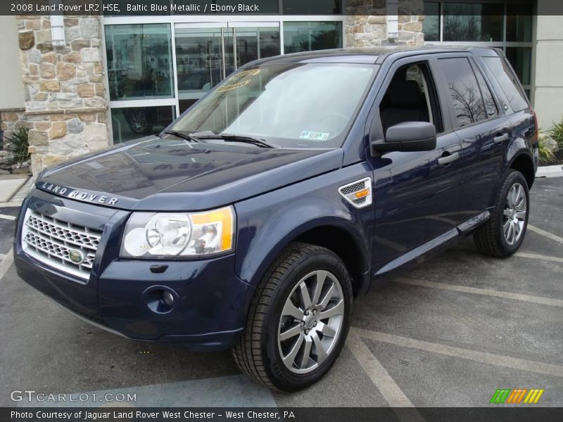 Baltic Blue Metallic / Ebony Black 2008 Land Rover LR2 HSE
