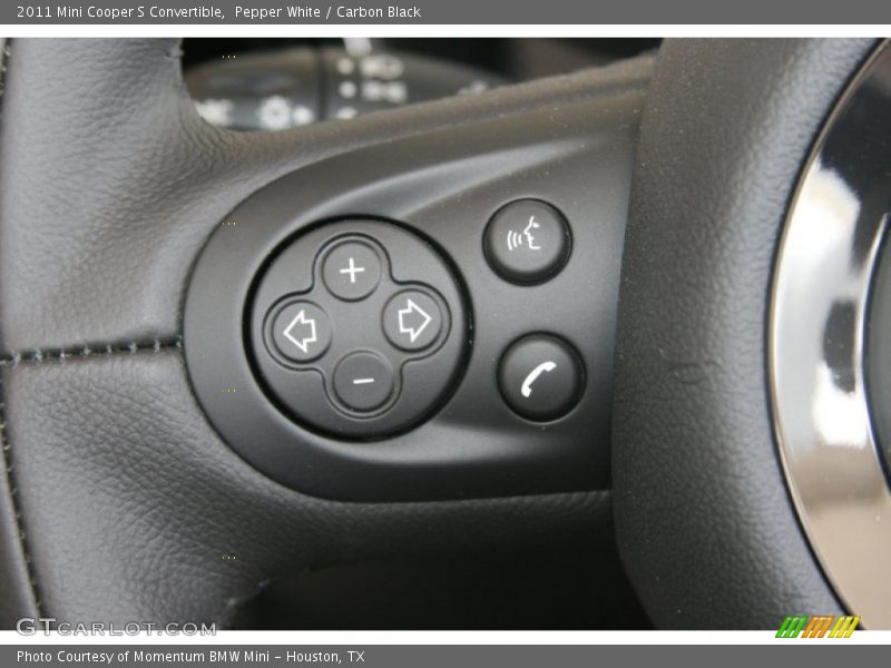 Pepper White / Carbon Black 2011 Mini Cooper S Convertible