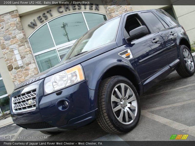 Baltic Blue Metallic / Ebony Black 2008 Land Rover LR2 HSE