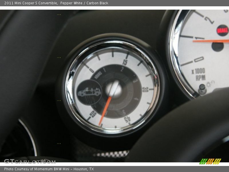 Pepper White / Carbon Black 2011 Mini Cooper S Convertible