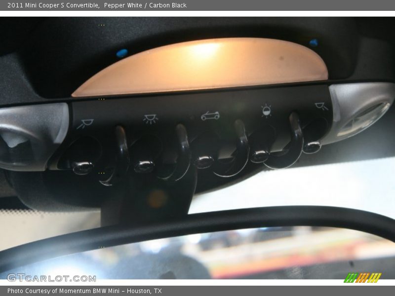 Pepper White / Carbon Black 2011 Mini Cooper S Convertible
