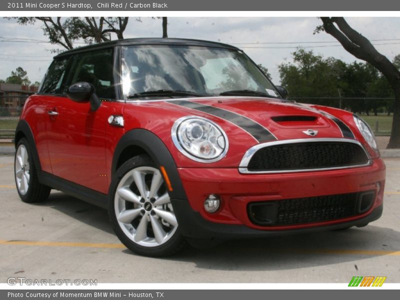 Chili Red / Carbon Black 2011 Mini Cooper S Hardtop