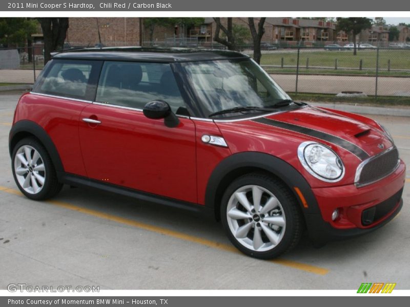 Chili Red / Carbon Black 2011 Mini Cooper S Hardtop