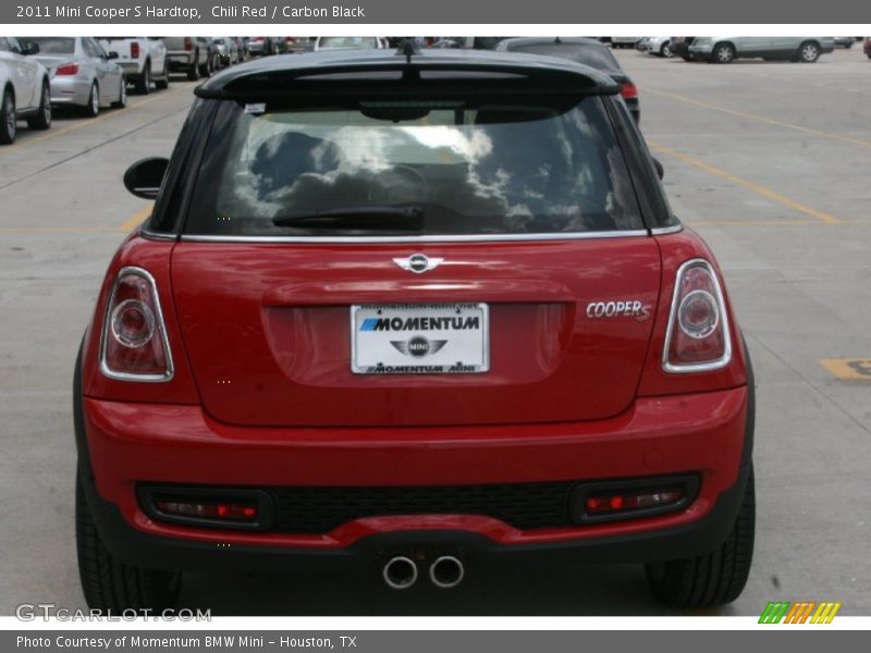 Chili Red / Carbon Black 2011 Mini Cooper S Hardtop