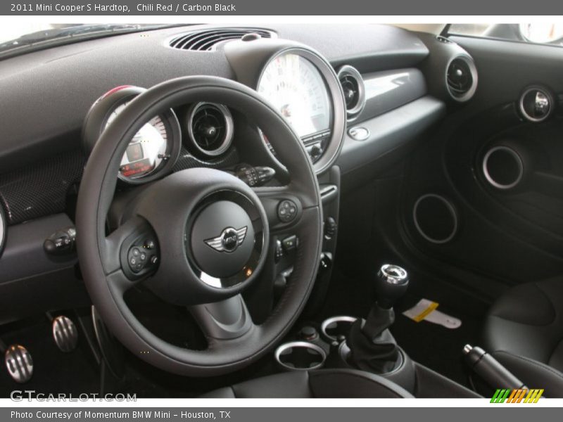 Chili Red / Carbon Black 2011 Mini Cooper S Hardtop