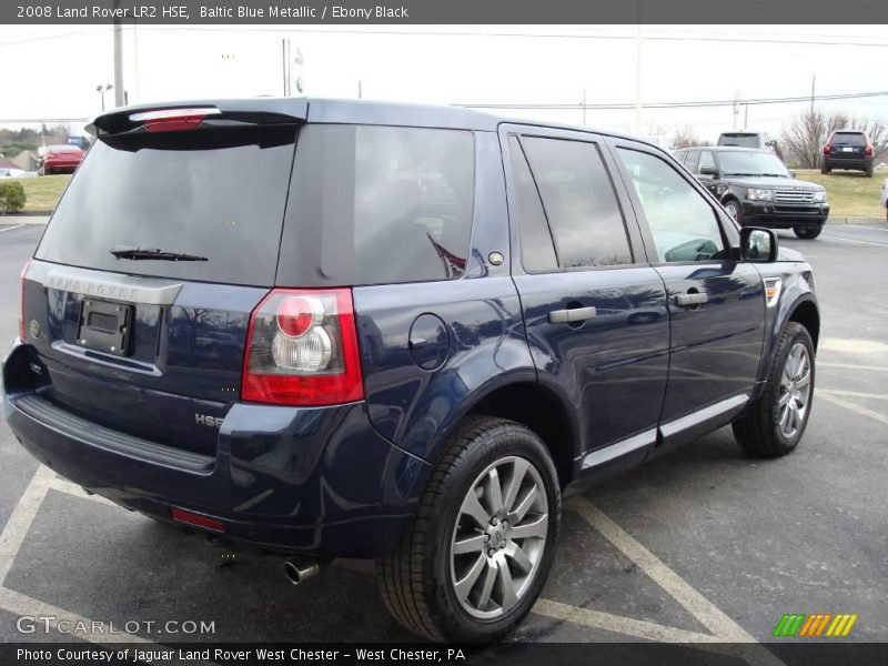 Baltic Blue Metallic / Ebony Black 2008 Land Rover LR2 HSE