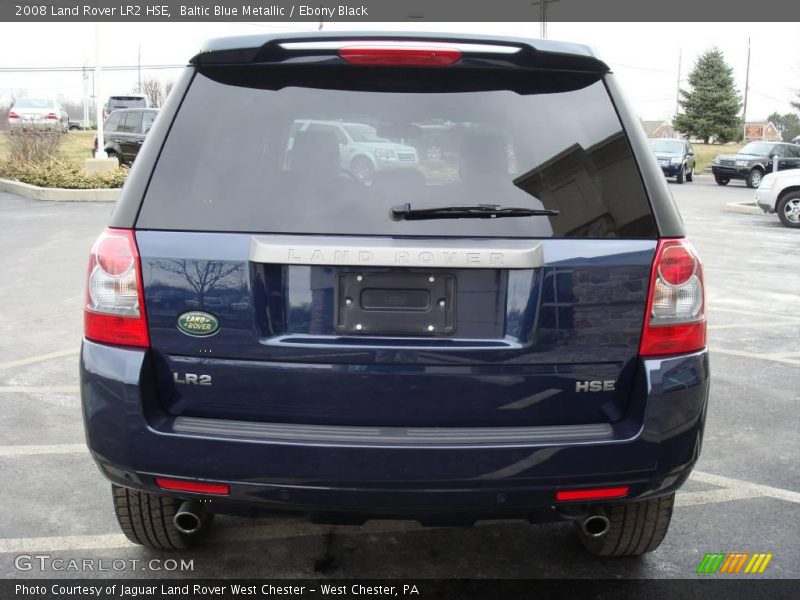 Baltic Blue Metallic / Ebony Black 2008 Land Rover LR2 HSE