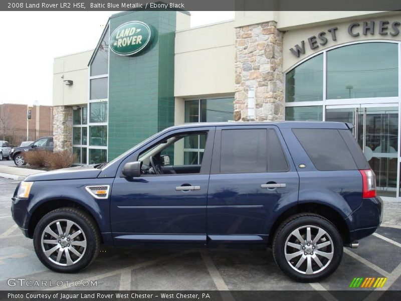 Baltic Blue Metallic / Ebony Black 2008 Land Rover LR2 HSE