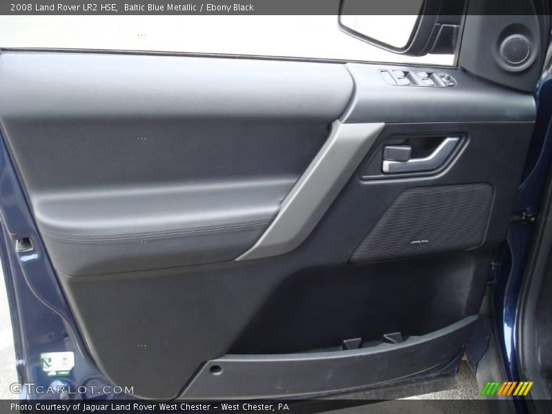 Baltic Blue Metallic / Ebony Black 2008 Land Rover LR2 HSE
