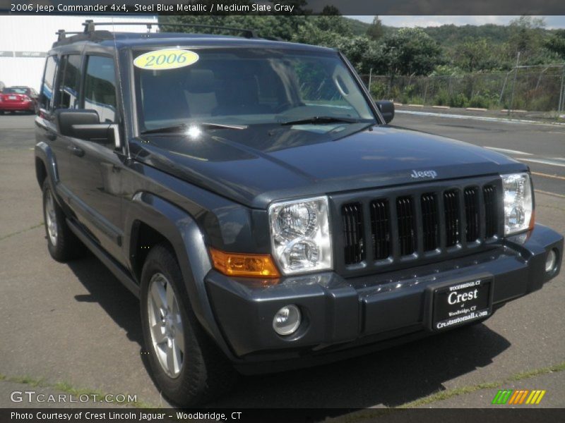 Steel Blue Metallic / Medium Slate Gray 2006 Jeep Commander 4x4