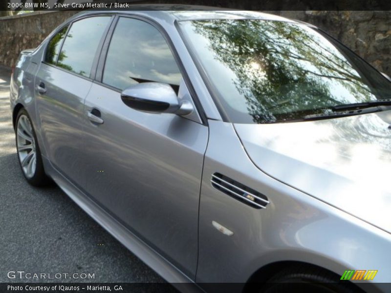 Silver Gray Metallic / Black 2006 BMW M5