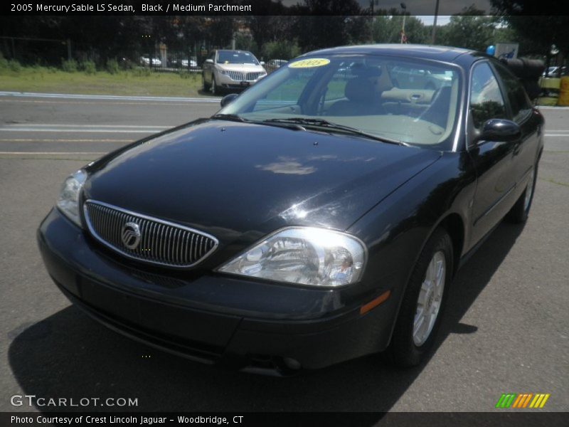 Black / Medium Parchment 2005 Mercury Sable LS Sedan