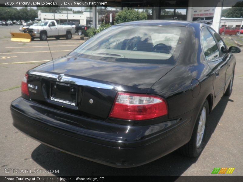 Black / Medium Parchment 2005 Mercury Sable LS Sedan