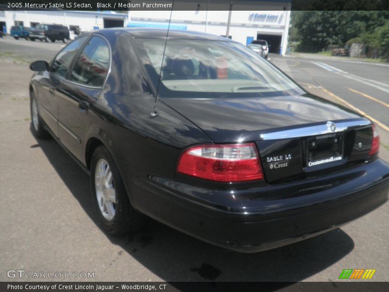 Black / Medium Parchment 2005 Mercury Sable LS Sedan