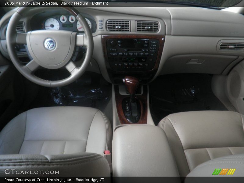 Black / Medium Parchment 2005 Mercury Sable LS Sedan
