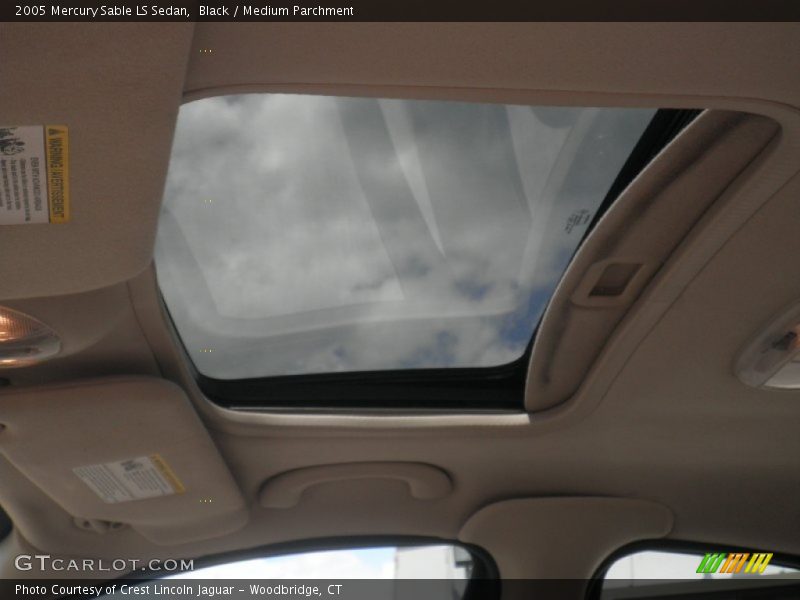 Black / Medium Parchment 2005 Mercury Sable LS Sedan