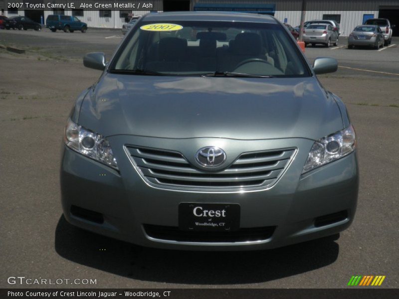 Aloe Green Metallic / Ash 2007 Toyota Camry LE