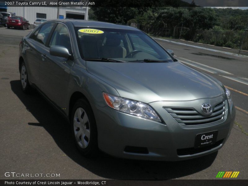 Aloe Green Metallic / Ash 2007 Toyota Camry LE