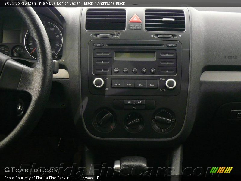 Black / Anthracite Black 2006 Volkswagen Jetta Value Edition Sedan