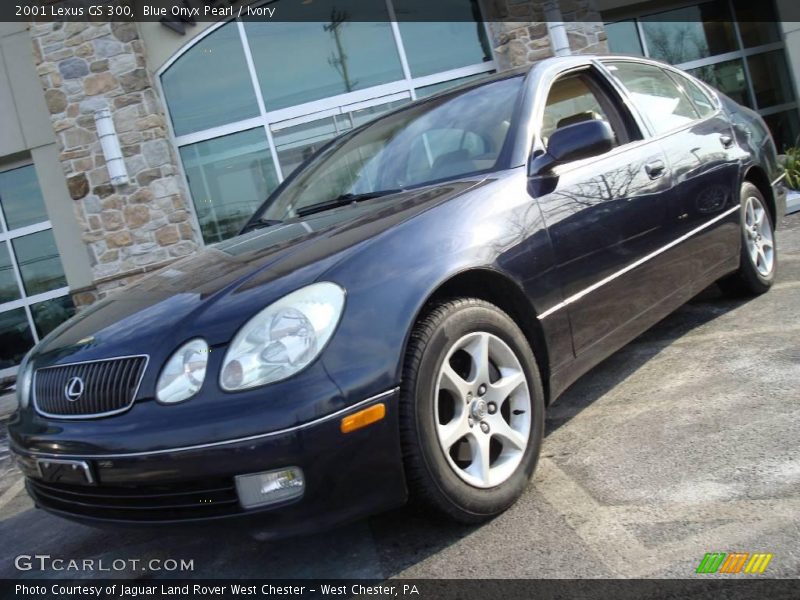 Blue Onyx Pearl / Ivory 2001 Lexus GS 300