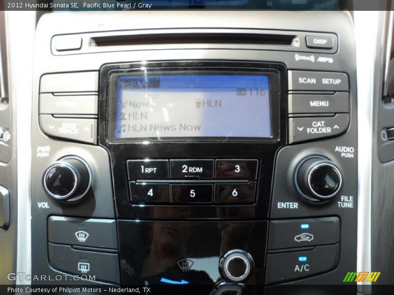 Controls of 2012 Sonata SE