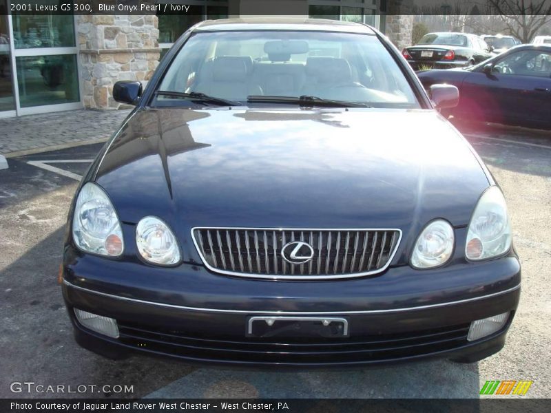 Blue Onyx Pearl / Ivory 2001 Lexus GS 300