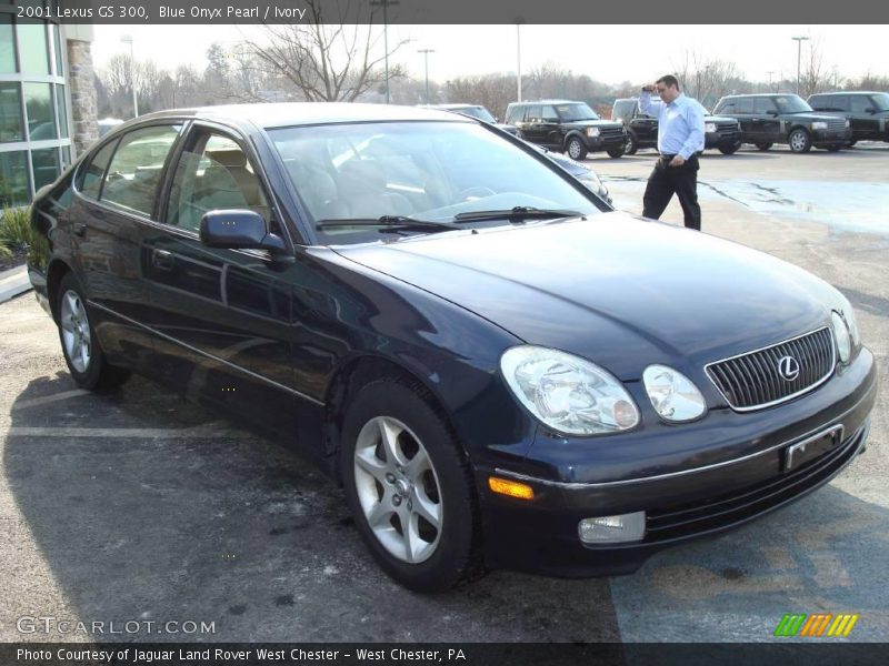 Blue Onyx Pearl / Ivory 2001 Lexus GS 300