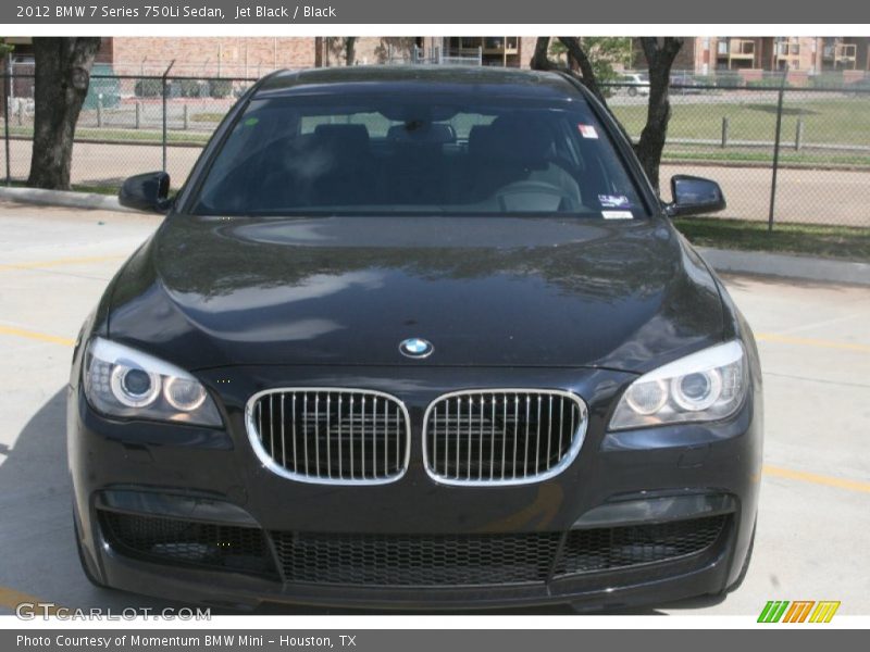 Jet Black / Black 2012 BMW 7 Series 750Li Sedan