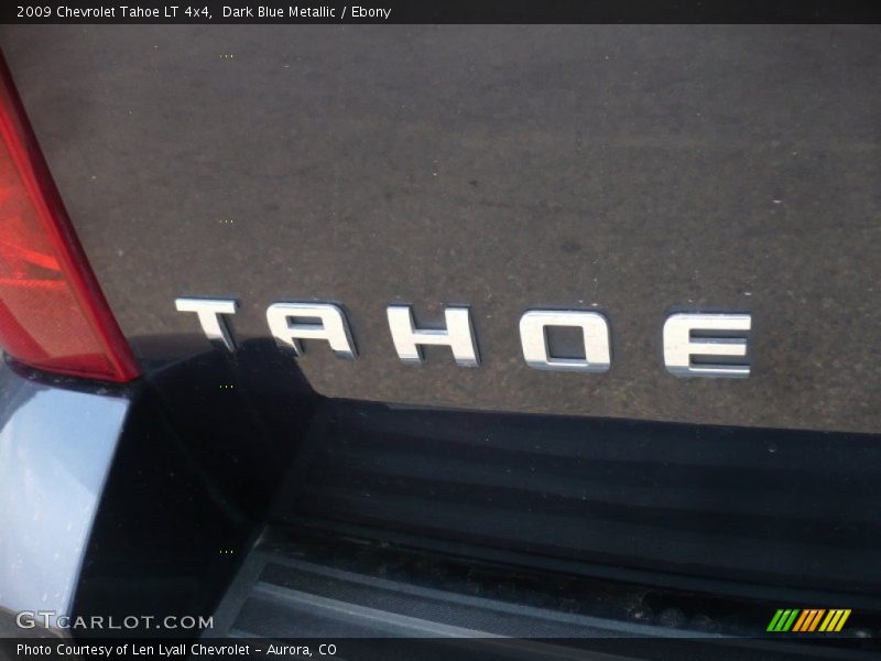 Dark Blue Metallic / Ebony 2009 Chevrolet Tahoe LT 4x4
