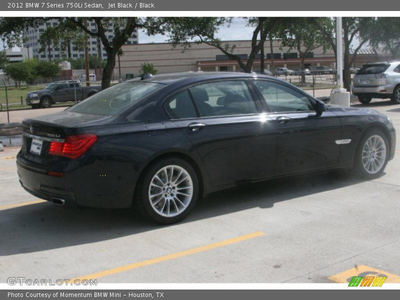 Jet Black / Black 2012 BMW 7 Series 750Li Sedan