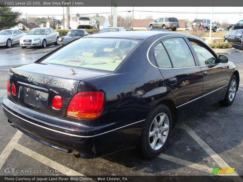Blue Onyx Pearl / Ivory 2001 Lexus GS 300