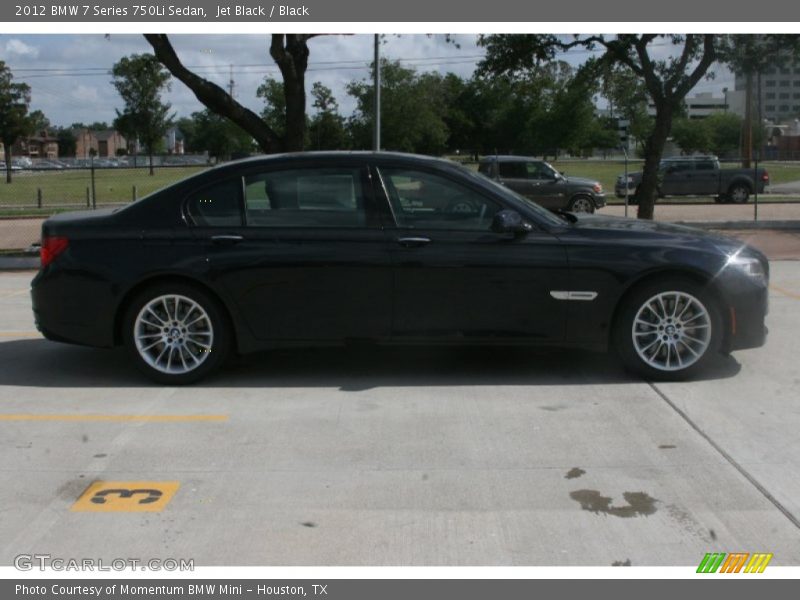Jet Black / Black 2012 BMW 7 Series 750Li Sedan