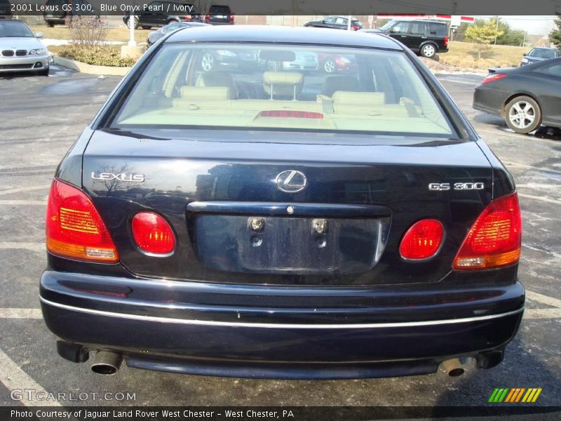 Blue Onyx Pearl / Ivory 2001 Lexus GS 300