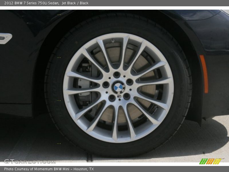 Jet Black / Black 2012 BMW 7 Series 750Li Sedan