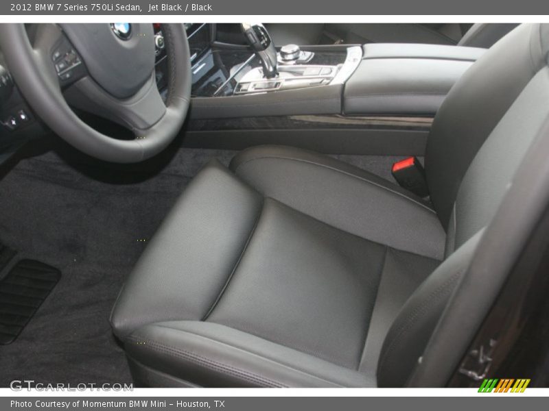 Jet Black / Black 2012 BMW 7 Series 750Li Sedan