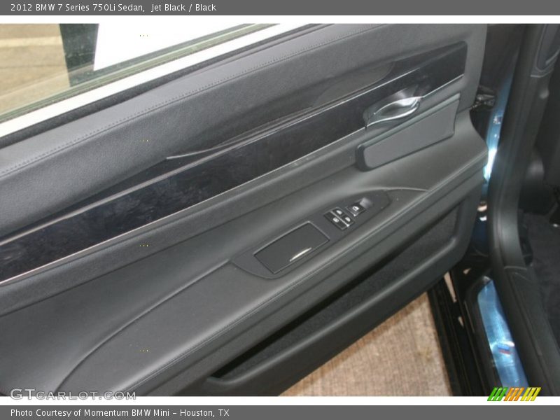Jet Black / Black 2012 BMW 7 Series 750Li Sedan