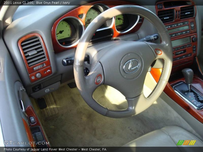Blue Onyx Pearl / Ivory 2001 Lexus GS 300