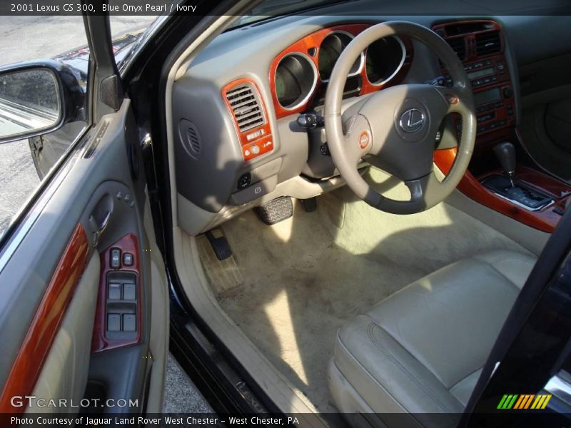 Blue Onyx Pearl / Ivory 2001 Lexus GS 300