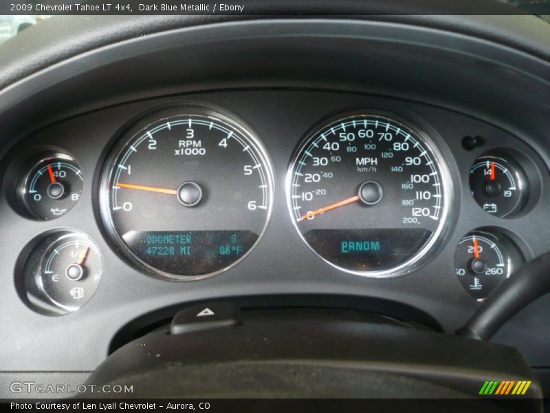 Dark Blue Metallic / Ebony 2009 Chevrolet Tahoe LT 4x4