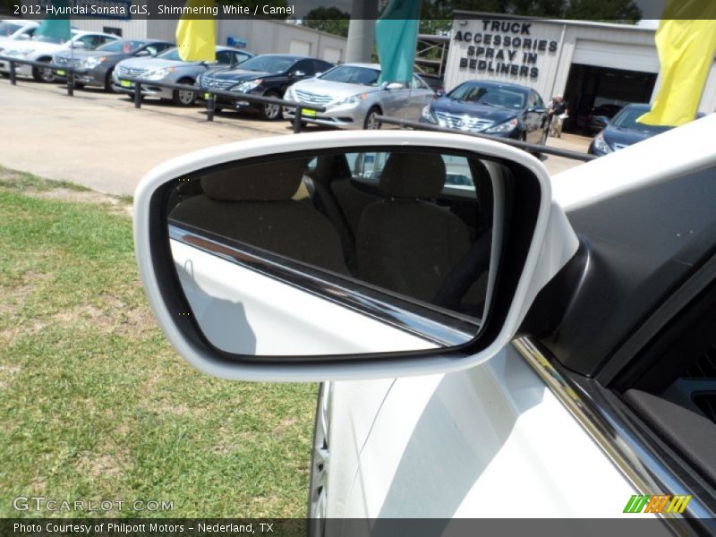 Shimmering White / Camel 2012 Hyundai Sonata GLS