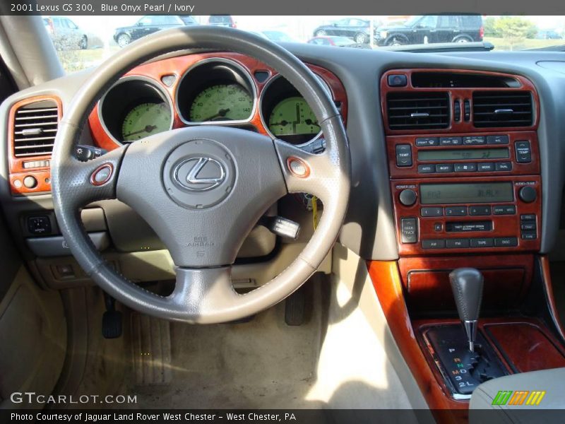 Blue Onyx Pearl / Ivory 2001 Lexus GS 300