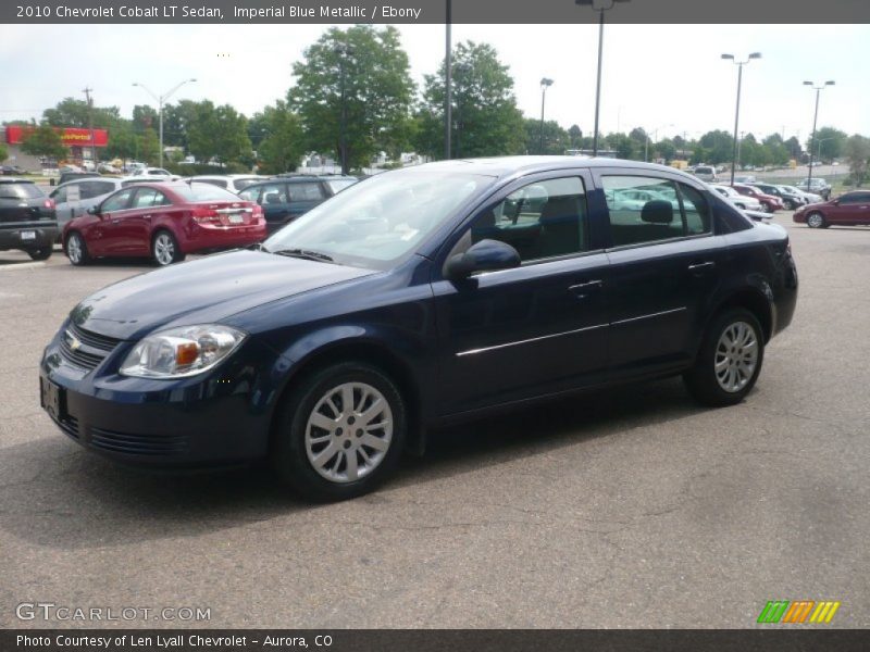 Imperial Blue Metallic / Ebony 2010 Chevrolet Cobalt LT Sedan